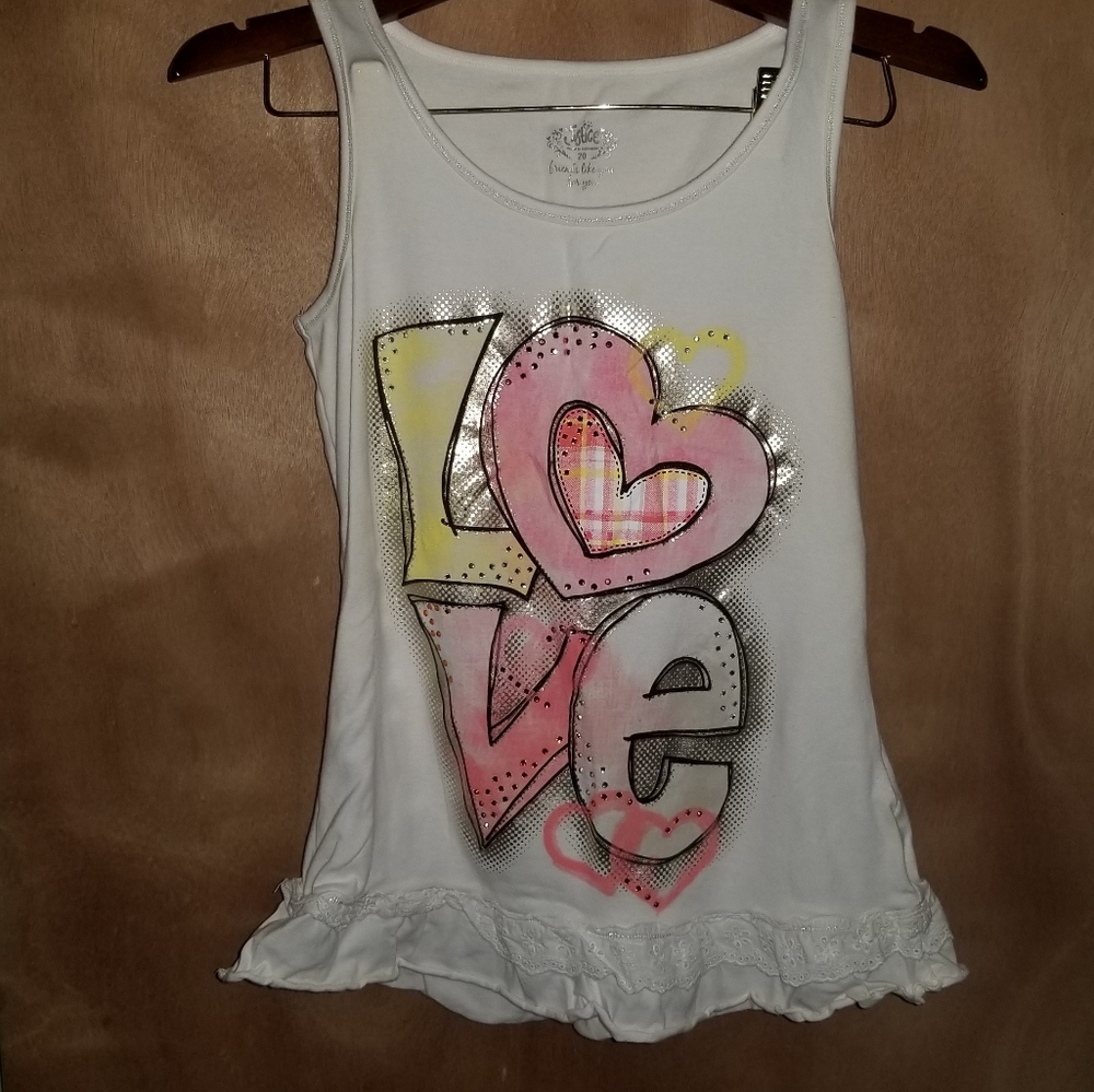 Justice For Girls - LOVE Tank Top - Size 20